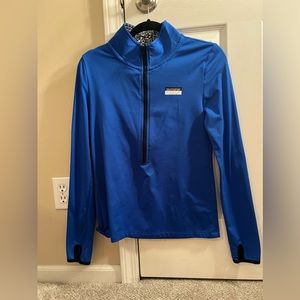 PINK Quarter Zip Workout Material